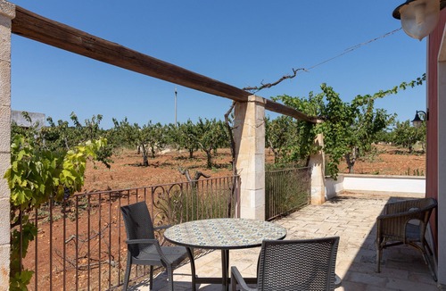 Alcanterini Apartment | Apartment 'Casa Rossa' with Private Terrace, Private Garden and Air Conditioning