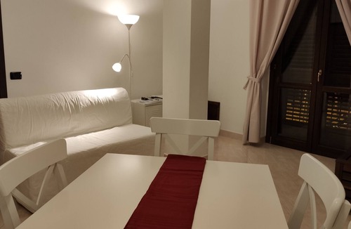 Agnone Apartment | Apartment "CODONORAO" - BALCONY view 'DRESSED