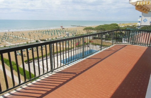 Jesolo Apartment | Apartment 'Residence Il Panfilo Sul Mare' with Sea View, Shared Pool and Private Terrace
