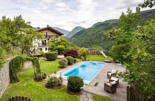 Barbiano Apartment | Apartment 'Zweigelt' with Mountain View, Shared Pool and Wi-Fi