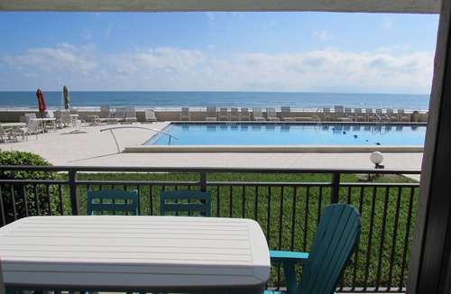 Ponce Inlet Condo | Beachside Sandcastle - Oceanfront, 1st-level Condo in Ponce Inlet