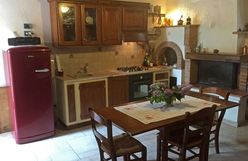 Montieri House | Beautiful House with Garden in the Center of a Medieval Tuscan Village