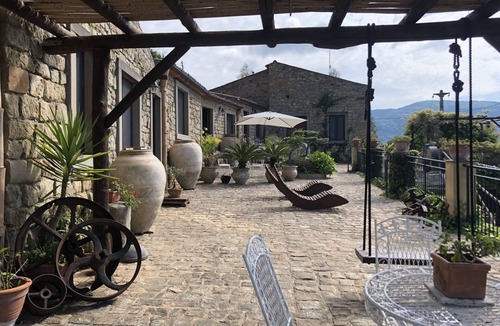 Ficarra House | Beautiful private villa for 13 guests with private pool, A/C, TV and panoramic view