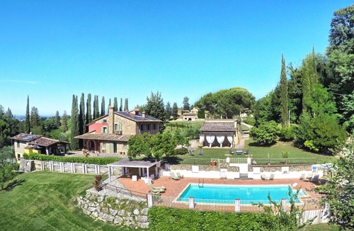 Gambassi Terme Villa | Beautiful private villa for 14 people with WIFI, private pool, A/C, TV, terrace and panoramic view