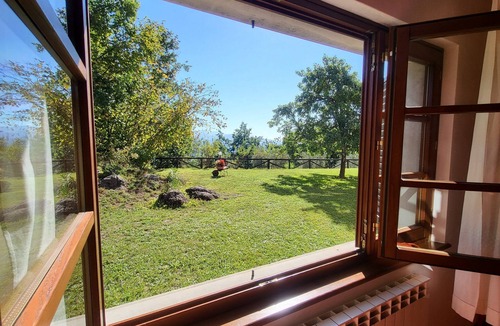 Camporgiano Villa | Beautiful private house with stunning views, large garden and private pool
