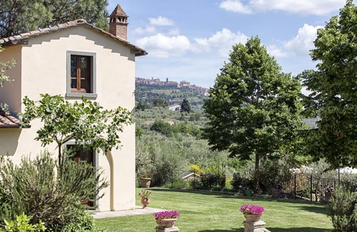 Cortona Villa | Beautiful private villa with A/C, WIFI, private pool, TV, patio, panoramic view, close to Cortona