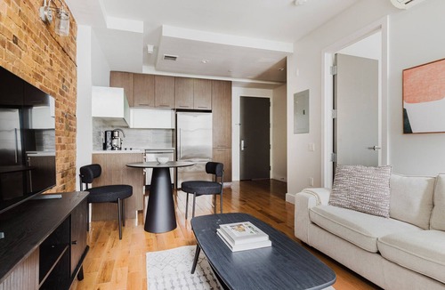 Downtown Brooklyn Apartment | Blueground | Downtown Brooklyn, gym, roof, AC