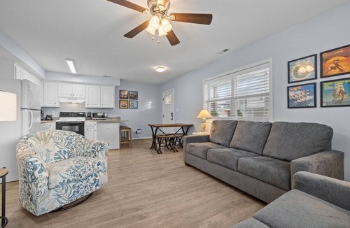 Atlantic Beach Condo | Boardwalk Shores B 2 Bedroom Duplex by RedAwning