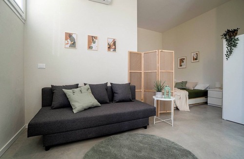 Castel San Pietro Terme Apartment | CASADELFALEGNAME-NOCE-Loft with bathroom-kitchen,4 beds