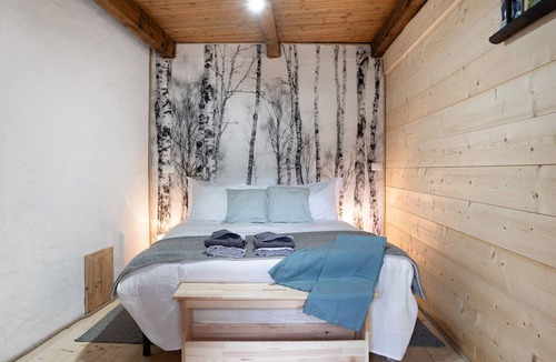 Venasca Ski Chalet | Chalet "Betulla" with Mountain View, Balcony & Wi-Fi