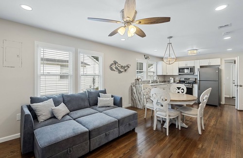 Ortley Beach House | Charming 3-bedroom house with AC and WiFi in Ocean Gate. 2 Blocks from the beach