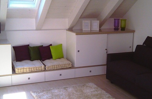 Finale Ligure Apartment | Charming attic apartment with terrace in old restored building from 1850
