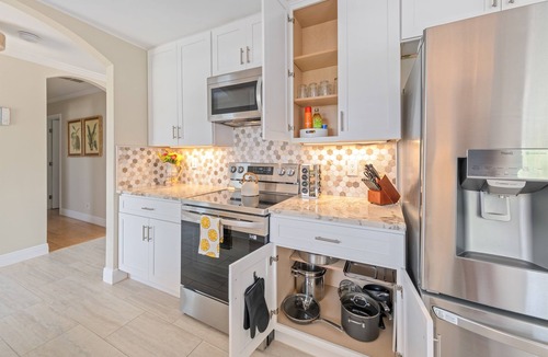 Convair Cove House | Cocoa Beach Waterfront Home with Private Pool and Dock | Rocket Launch Views