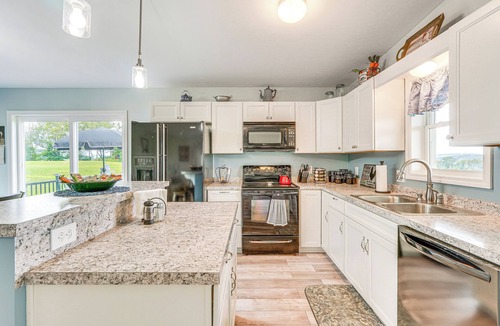 Lairdsville House | Comfortable Muncy Home w/Serene Views!