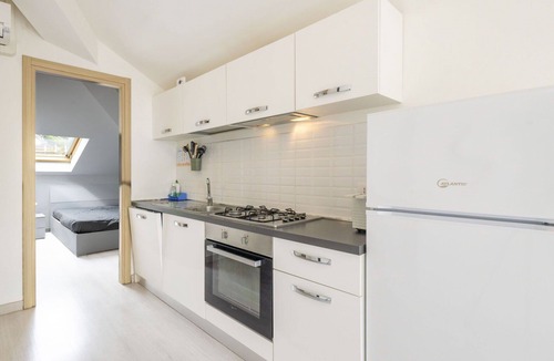 Meina Apartment | Cosy apartment for 4 guests with pool, A/C, TV and balcony