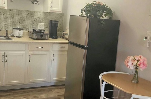 Spring Hill Apartment | Cozy bedroom with a little kitchen