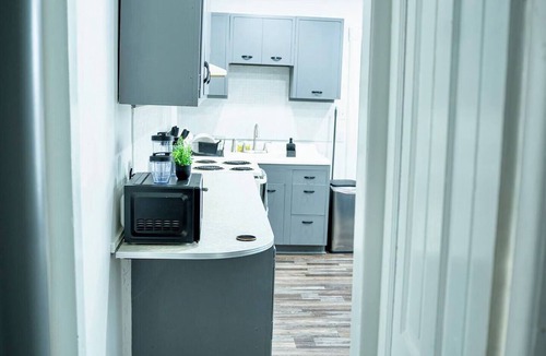 Reading Apartment | Cozy Grey Haven Apartment