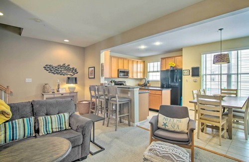 Ocean View Apartment | Deck, Balcony: Scenic Ocean View Beach Getaway!