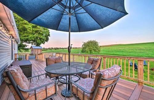 Rebuck House | Deck & Game Room: Home in Pennsylvania Countryside