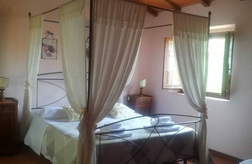Dicomano Other | Detached stone view cottage with swimming pool and fenced garden.