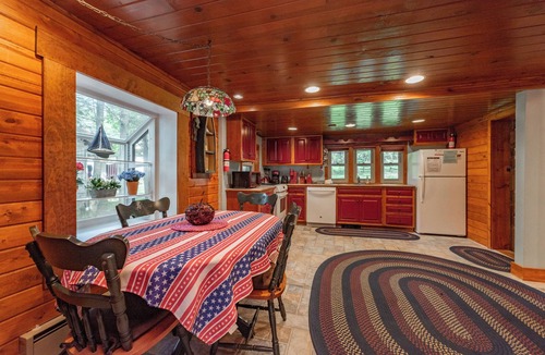 Blakeslee House | Dog Friendly Stone Cottage w/Lake Views & Hot Tub