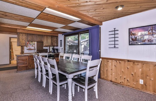 St Germain House | Elbert’s Resort lakeside cabin with dock and Timber’s bar and grill on site!