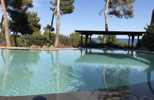 Santa Margherita di Pula Villa | exclusive seafront villa direct beach access with private pool