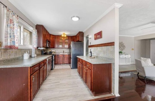 Miller Beach House | Fire pit, bonus, theater room trilevel, near beach, and dunes!