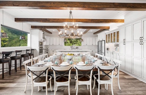 Sevierville House | Firefly Mtn Retreat ~ Luxury 4BR Pool Cabin in The Summit at Bluff Mountain