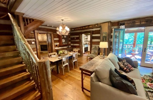 Cullowhee Cabin | Fish Camp at Waterdance - Log Cabin On The River
