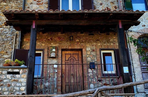 Tolfa Ski Chalet | Former barn of the 700 cozy and panoramic, near Rome