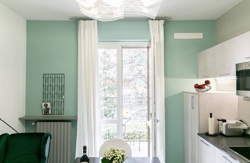 Nizza Monferrato Apartment | Green apartment at the Rotunda brand new