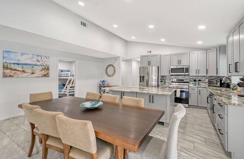 Trailer Estates House | HEATED Pool, Game Room, Bunk Beds, Close to Beaches & All the Fun!