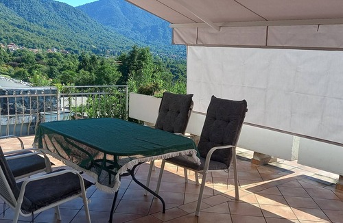 Brezzo di Bedero House | Holiday Home 'Belvedere36' with Lake View, Garage and Air Conditioning