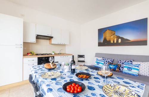 Boncore House | Holiday Home 'Libeccio Luxury Torre Lapillo' with Sea View, Shared Pool and Wi-Fi