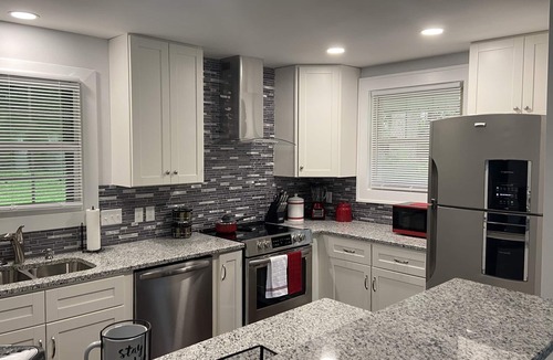 St. Charles Historic District House | Home Near Main Street-Covered Patio-Hot Tub!