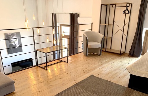 Marina District Apartment | Homerez - Studio 3 km away from the beach for 4 ppl. with balcony at Cagliari