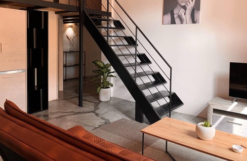 Marina District Apartment | Homerez - Studio 3 km away from the beach for 4 ppl. with balcony at Cagliari