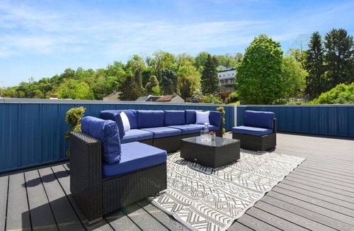 Lawrenceville House | ★ HostWise Stays ★ Sleeps 20! Huge Duplex - Luxe Homes! 8k+ Sq Ft!