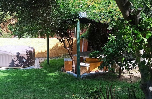 Geremeas Villa | House with garden, 300 meters from the sea view beach.