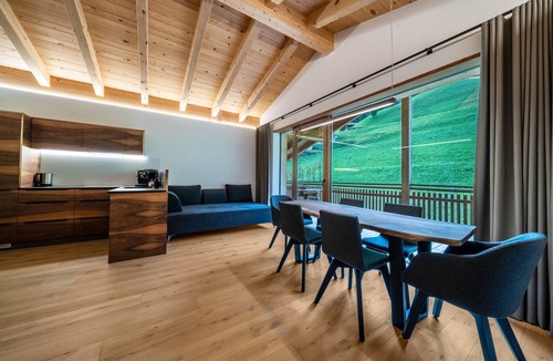 San Martino in Passiria Apartment | LAGAR holiday flat 'Struzer Michele' with private loggia and mountain view