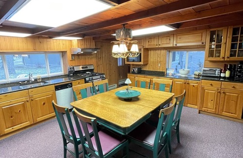 Grayling Cottage | Lakefront Oasis w Beach + Dock For Your Boat