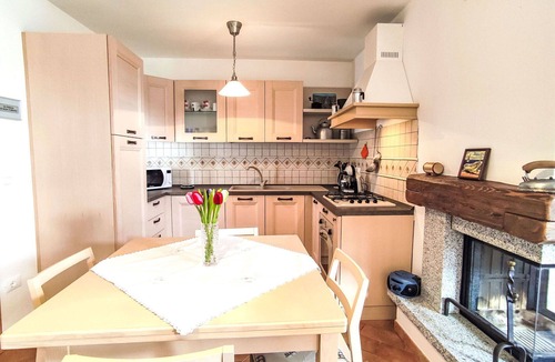Bleggio Superiore House | Lovely apartment in villa for 5 people with WIFI, TV, terrace and panoramic view