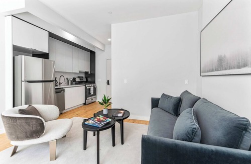 Central Park South Apartment | Luxe Studio with Charming Juliet Balcony