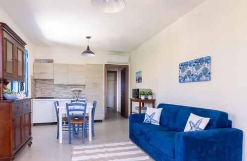 Arbatax Apartment | "Mare" Apartment is on the first floor with a large veranda