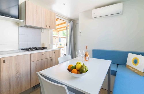 Rivabella House | Mobile home with pool for 6 people