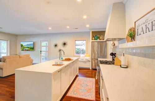Dixie - Berryhill House | Modern 4BR Lakefront Home w/Pool, Patio & Pets OK