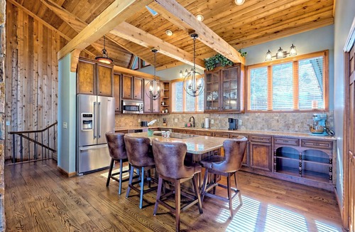 Sky Valley House | Mountain View Retreat with Game Room in Sky Valley!