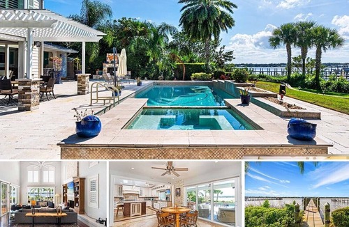 Ormond-by-the-Sea House | New! River House - Riverfront Pool Home - 4BR/4.5BA
