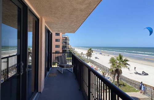 New Smyrna Beach Condo | Oceanfront condo with spectacular views, beach access on non driving beach, NSB